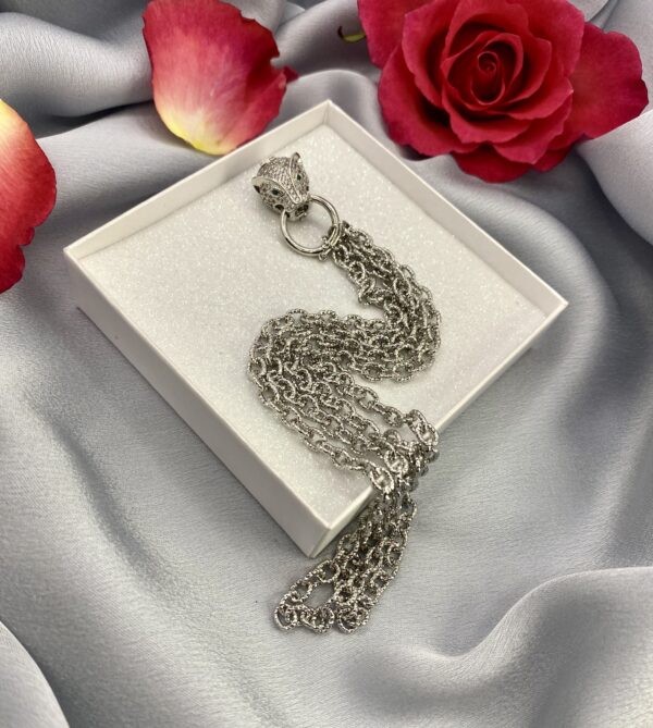 «FREDA» Trendy Chain Necklace With Trendy Cubic Zirconia Pendant