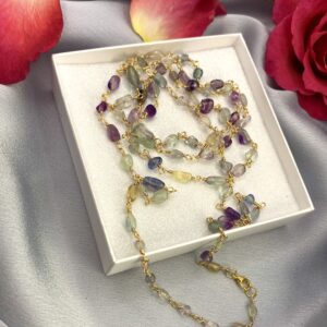 «VIOLA» Beautiful Necklace - Natural Stones 1 - Image 3