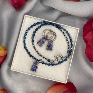 «ARTIS» Stunning Necklace With Cute Cubic Zirconia Pendant & Earrings Jewellery Set ⠀ - Image 4