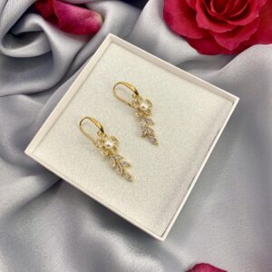 «BETTY» Beautiful Cubic Zirconia Drop Earrings⠀ - Image 2