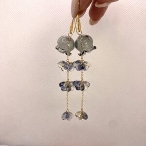 «TATTY» Beautiful Flowery Drop Earrings⠀ - Image 3