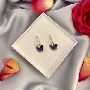 «VOLER» Beautiful Swarovski Jewellery Crystal Glass Drop Earrings  - Image 2