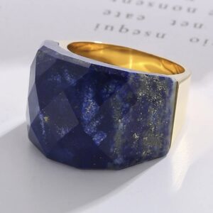 «TEMPTATION» - Luxury Stainless Steel Rings With Natural Stone - Image 7