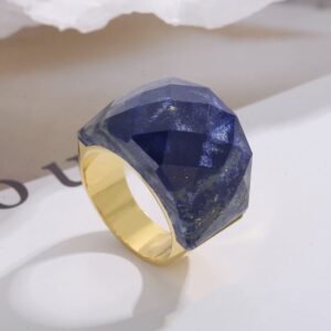 «TEMPTATION» - Luxury Stainless Steel Rings With Natural Stone - Image 8