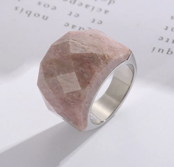 «TEMPTATION» - Luxury Stainless Steel Rings With Natural Stone