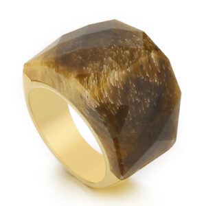 «TEMPTATION» - Luxury Stainless Steel Rings With Natural Stone - Image 10