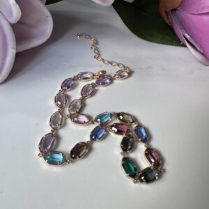 «DAINTY CRYSTALS» Choker Necklace Exquisite Jewellery 1 - Image 2
