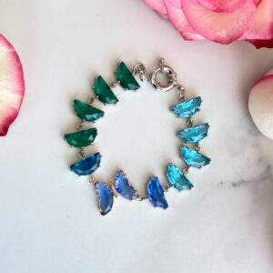 «Azure Wings» Captivating Unique Gold-Plated Bracelet 1 - Image 4