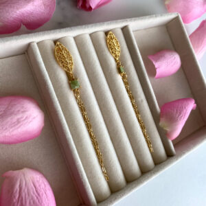 Leaf Drop Earrings