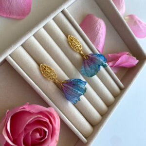 Exquisite «FLORAL ELEGANCE» Floral Elegant Earrings Exquisite Drops 1 - Image 6