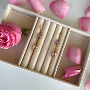 «GOLD NOIR» Dangling Earrings For Luxurious Wear 1 - Image 6