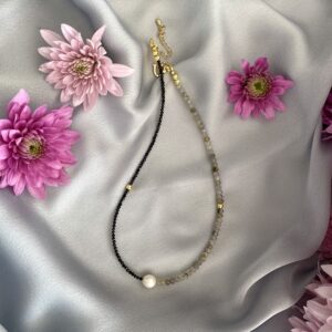 «AMADI» Trendy Natural Spinel Stone Choker-Necklace 1 - Image 4