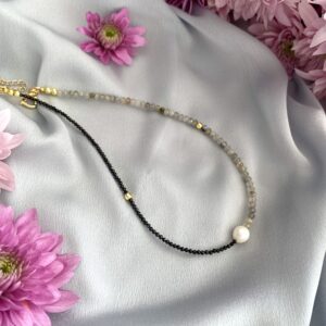 «AMADI» Trendy Natural Spinel Stone Choker-Necklace 1 - Image 5
