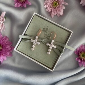 «ANGELA» Beautiful Cubic Zirconia Drop Earrings⠀ - Image 2