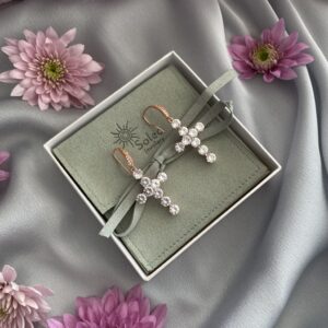 «ANGELA» Beautiful Cubic Zirconia Drop Earrings⠀ - Image 3