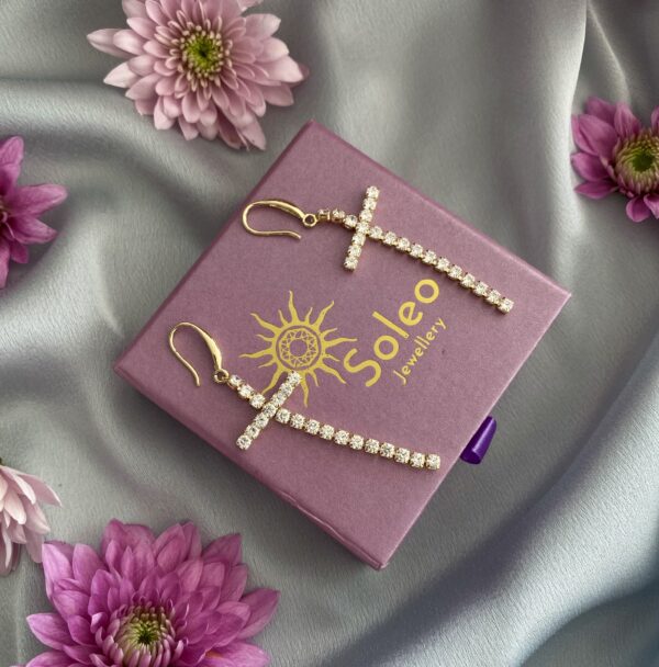 «ANITA» Beautiful Cubic Zirconia Drop Earrings