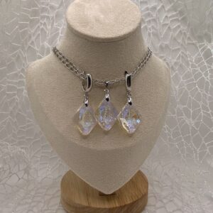 «ARCTICA» Gorgeous Crystal Necklace & Earrings Luxury Jewellery Set - Image 6