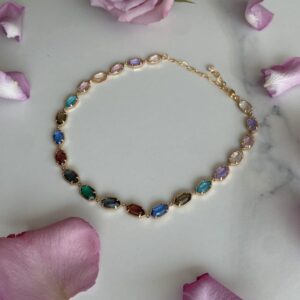 «DAINTY CRYSTALS» Choker Necklace Exquisite Jewellery 1 - Image 6