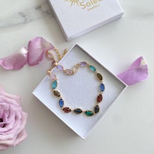 «DAINTY CRYSTALS» Choker Necklace Exquisite Jewellery 1 - Image 7