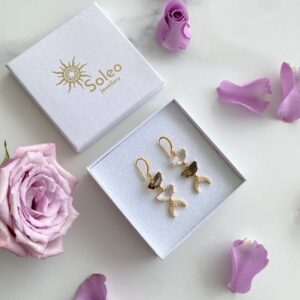 Crystal Glass Earrings