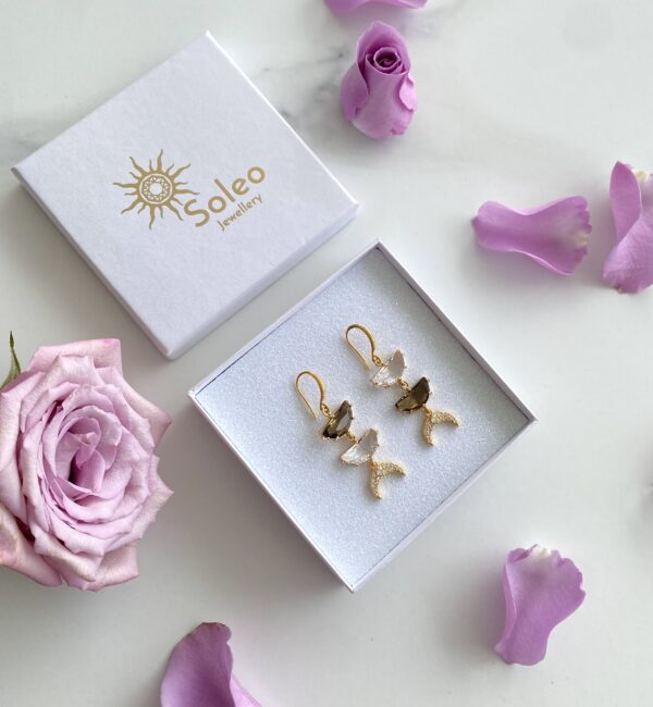 Crystal Glass Earrings