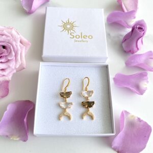 Crystal Glass Earrings