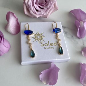 «ÉTOILE» Amazing Designer Glass Earrings 1 - Image 4