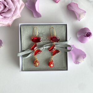 «RED VELVET» Beautiful Elegant Earrings 1 - Image 4