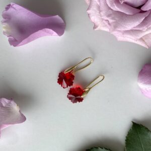 «MAPLES» Alluring Timeless Accessories Crystal Glass Drop Earrings -1 - Image 3