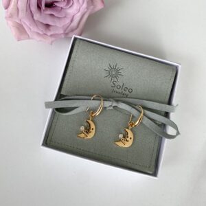 «GOOD NIGHT» Radiant Earrings for Girls 1 - Image 2