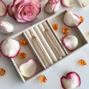 «CRYSTAL CASCADE» Luxury Crystal Bead Earrings 1 - Image 4
