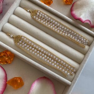«CRYSTAL CASCADE» Luxury Crystal Bead Earrings 1 - Image 5