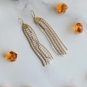«CRYSTAL CASCADE» Luxury Crystal Bead Earrings 1 - Image 6