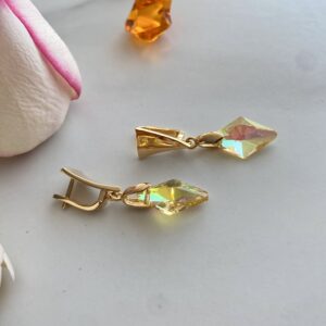 «GOLDEN GLOW» Stunning English Lock Earrings For Women 1 - Image 6