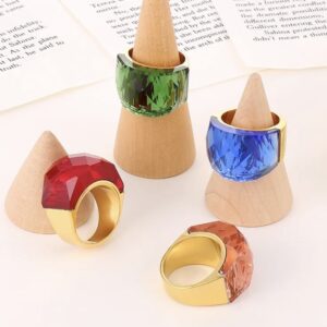 «TEMPTATION» - Luxury Stainless Steel Rings With Red Crystal Glass - Image 3