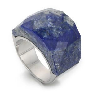 «TEMPTATION» - Luxury Stainless Steel Rings With Natural Stone - Image 3