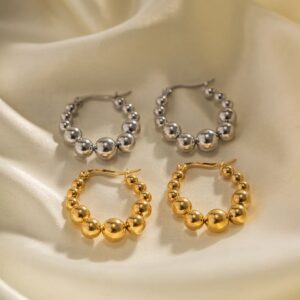 «LOLITA» Waterproof Earrings For Women / Gold Color - Image 6