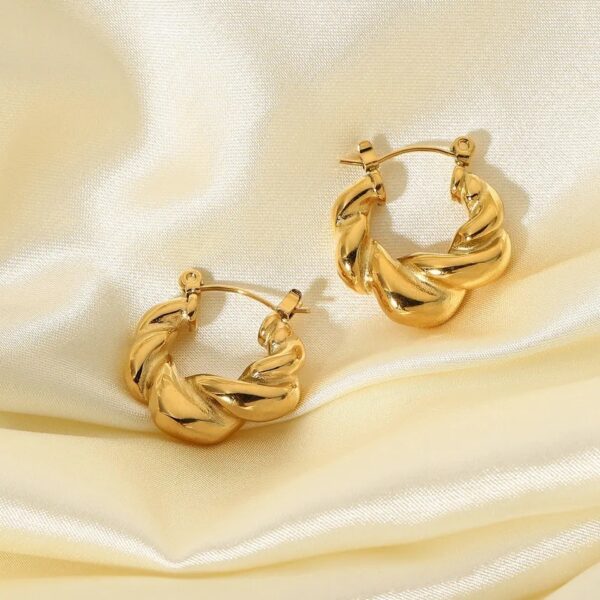 «RUSLANA» Waterproof Earrings For Women / Gold Color