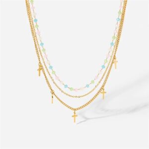 «SURIA» Waterproof Necklace For Women / Gold Color⠀ - Image 2