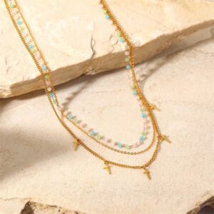 «SURIA» Waterproof Necklace For Women / Gold Color⠀ - Image 3