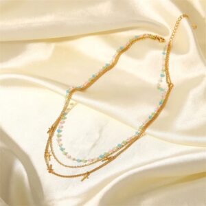 «SURIA» Waterproof Necklace For Women / Gold Color⠀ - Image 4