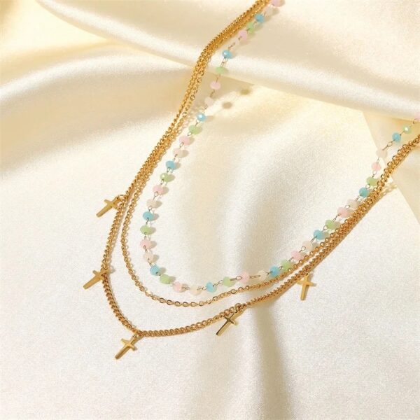 «SURIA» Waterproof Necklace For Women / Gold Color⠀