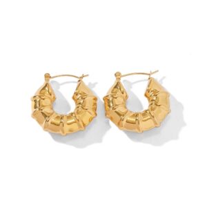 «BIADA» Waterproof Earrings For Women / Gold Color - Image 3