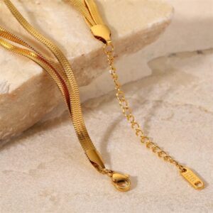 «BRIE» Waterproof Bracelet For Women / Gold Color - Image 4