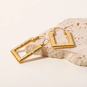 «BETTY» Waterproof Earrings For Women / Gold Color - Image 4