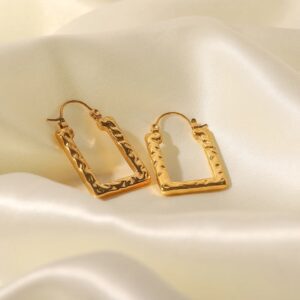 «BETTY» Waterproof Earrings For Women / Gold Color - Image 5
