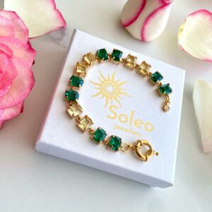 Exquisite «GILDED GARDENS» 18k Gold-Plated Women's Bracelet 1 - Image 2
