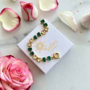 Exquisite «GILDED GARDENS» 18k Gold-Plated Women's Bracelet 1 - Image 4