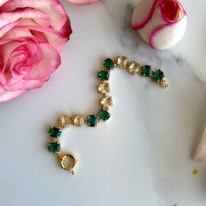 Exquisite «GILDED GARDENS» 18k Gold-Plated Women's Bracelet 1 - Image 3