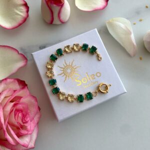 Exquisite «GILDED GARDENS» 18k Gold-Plated Women's Bracelet 1 - Image 5